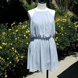 BABY BLUE MINI DRESS